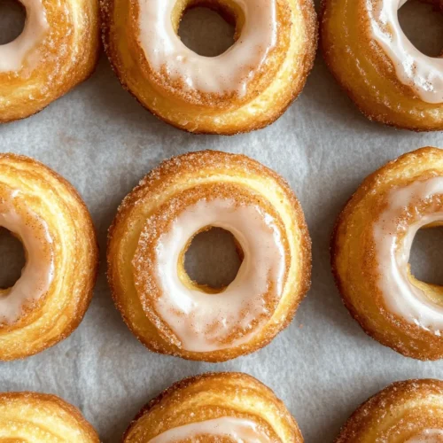 Delicate French Crullers are a beloved pastry choice that brings together a light and airy texture, complemented by a sweet glaze, making them an irresistible treat for breakfast or an afternoon snack. These delightful doughnuts, with their unique shape and enchanting flavor, have captured the hearts of pastry lovers worldwide. Originating from France, crullers are not just a breakfast staple; they are a culinary experience often savored with a steaming cup of coffee or tea.