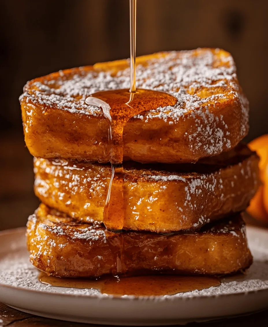 As the leaves turn vibrant shades of orange and gold, and the air becomes crisp and cool, a seasonal favorite emerges in kitchens across the country: pumpkin. With its rich flavor and comforting aroma, pumpkin has become synonymous with fall, evoking memories of cozy gatherings and festive celebrations. One delightful way to celebrate this beloved ingredient is with Pumpkin Pie French Toast, a dish that beautifully marries the classic breakfast favorite with the warm, spiced flavors of pumpkin pie.