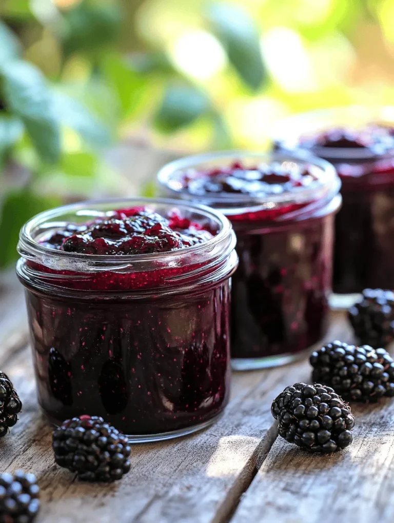 If you've ever savored a spoonful of sweet, homemade jam spread over warm, buttery toast, you know the joy it brings. Today, we invite you to embark on a culinary adventure with our Sweet & Tangy Blackberry Bliss Jam recipe. This delightful spread captures the very essence of summer, bringing together the vibrant flavors of fresh blackberries, the sweetness of sugar, and a zesty hint of lemon juice.