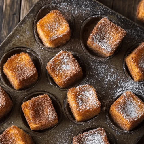 What makes Cinnamon Sugar French Toast Muffins so appealing? For starters, they encapsulate the best aspects of traditional French toast while presenting them in a handy, grab-and-go format. This means you can enjoy all the rich, custardy goodness of French toast without the need for plates or forks. Furthermore, these muffins can be made in advance, stored, and easily reheated, making them a practical choice for busy families or those who love to meal prep.