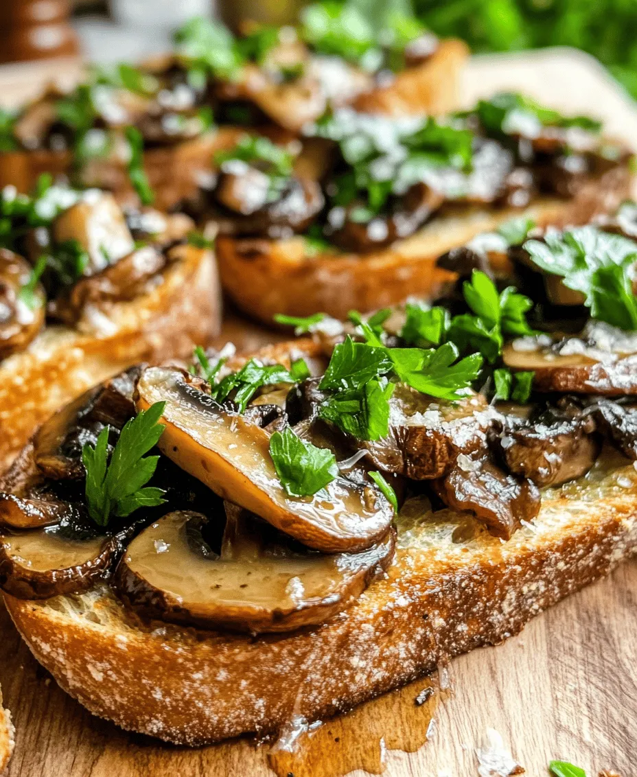 In the world of appetizers and snacks, few dishes can rival the savory allure of garlic mushroom toast. This delightful recipe is not just a treat for the taste buds; it embodies comfort and warmth, making it an ideal choice for gatherings with friends and family or a cozy night in. The combination of earthy mushrooms, aromatic garlic, and creamy cheese creates a symphony of flavors that can elevate any occasion. Whether served as a starter or a casual bite, savory garlic mushroom toast is sure to impress.