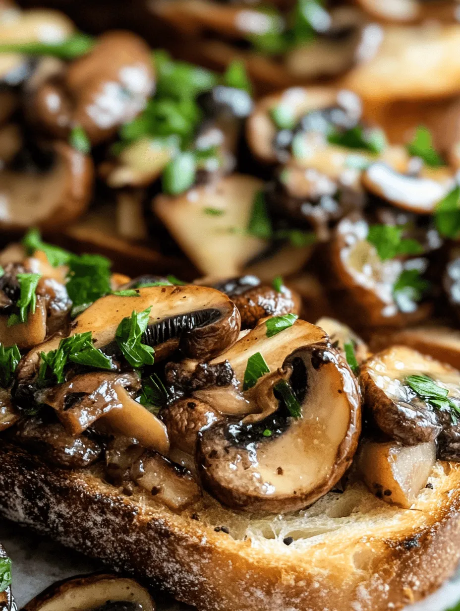 In the world of appetizers and snacks, few dishes can rival the savory allure of garlic mushroom toast. This delightful recipe is not just a treat for the taste buds; it embodies comfort and warmth, making it an ideal choice for gatherings with friends and family or a cozy night in. The combination of earthy mushrooms, aromatic garlic, and creamy cheese creates a symphony of flavors that can elevate any occasion. Whether served as a starter or a casual bite, savory garlic mushroom toast is sure to impress.