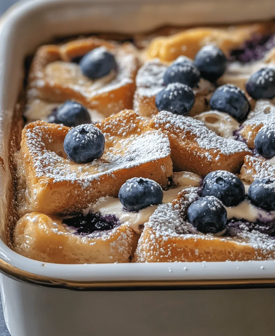 Breakfast casseroles have gained immense popularity over the years, and for good reason. They offer a convenient and delicious way to start the day, particularly for families and gatherings. With a single dish, you can serve a hearty, satisfying meal that brings everyone to the table. Among the myriad of breakfast casserole options, the Blueberry Cream Cheese French Toast Casserole stands out as a delightful choice.