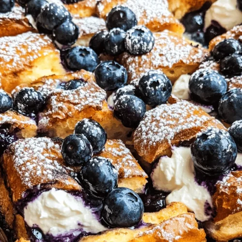 Breakfast casseroles have gained immense popularity over the years, and for good reason. They offer a convenient and delicious way to start the day, particularly for families and gatherings. With a single dish, you can serve a hearty, satisfying meal that brings everyone to the table. Among the myriad of breakfast casserole options, the Blueberry Cream Cheese French Toast Casserole stands out as a delightful choice.