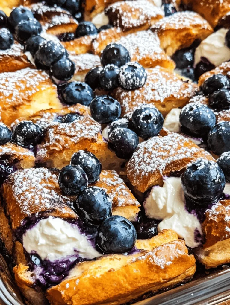 Breakfast casseroles have gained immense popularity over the years, and for good reason. They offer a convenient and delicious way to start the day, particularly for families and gatherings. With a single dish, you can serve a hearty, satisfying meal that brings everyone to the table. Among the myriad of breakfast casserole options, the Blueberry Cream Cheese French Toast Casserole stands out as a delightful choice.