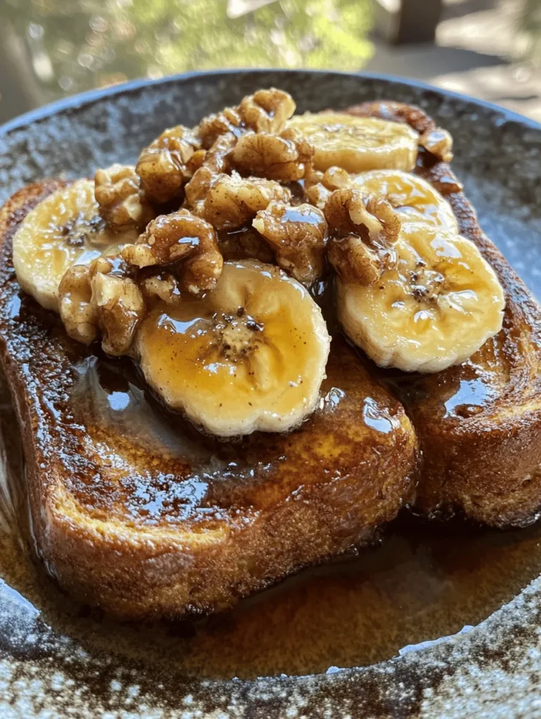 Bananas Foster French Toast with Homemade Banana Bread is a delightful breakfast treat that elevates the classic French toast experience. This recipe blends the comforting essence of freshly baked banana bread with the indulgent, caramelized goodness of a traditional Bananas Foster topping. The result is a dish that not only satisfies your sweet cravings but also serves as an impressive centerpiece for brunch gatherings or a cozy family breakfast. This article provides a detailed guide to creating this mouthwatering dish, including the steps to prepare homemade banana bread, the sweet and caramelized banana topping, and the perfect way to assemble your French toast.