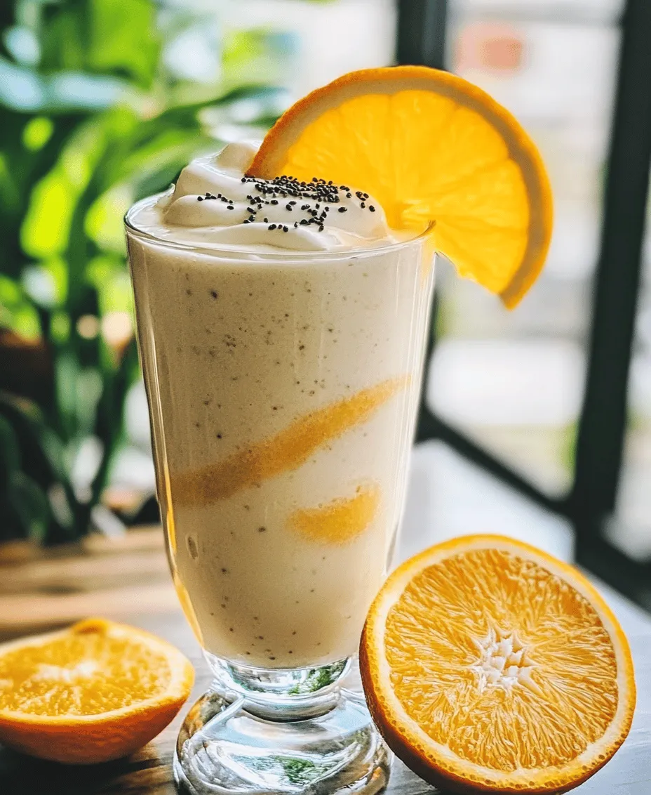 In the quest for a nutritious yet delicious drink, the Orange Dreamsicle Protein Shake stands out as a delightful option that seamlessly combines the refreshing taste of oranges with the creamy texture of Greek yogurt. This shake not only satisfies your sweet cravings but also provides a powerhouse of protein and essential nutrients. Whether you're looking for a post-workout boost or a quick breakfast on the go, this shake is an excellent choice to fuel your day.
