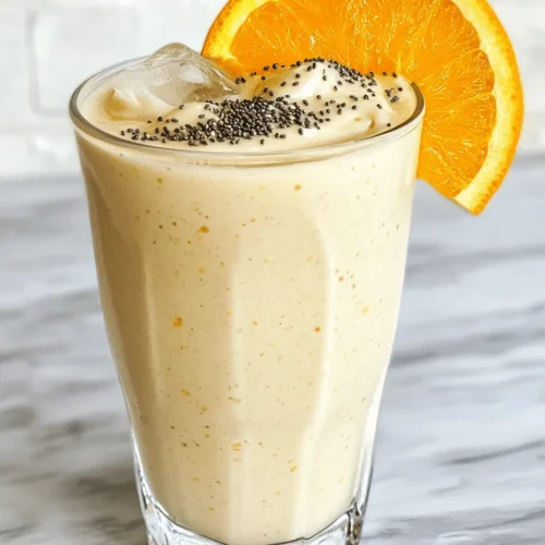 In the quest for a nutritious yet delicious drink, the Orange Dreamsicle Protein Shake stands out as a delightful option that seamlessly combines the refreshing taste of oranges with the creamy texture of Greek yogurt. This shake not only satisfies your sweet cravings but also provides a powerhouse of protein and essential nutrients. Whether you're looking for a post-workout boost or a quick breakfast on the go, this shake is an excellent choice to fuel your day.