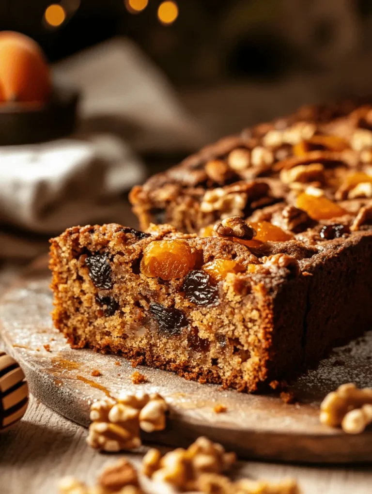 When it comes to baking, few treats evoke nostalgia and warmth quite like a fruitcake. Traditionally associated with festive occasions, fruitcakes have a rich history across various cultures, often serving as a symbol of celebration and abundance. However, many people shy away from making fruitcakes due to misconceptions about their preparation complexity. Our Quick & Easy Apricot and Walnut Fruitcake dispels these myths, proving that a delicious, moist fruitcake can be both simple and satisfying.
