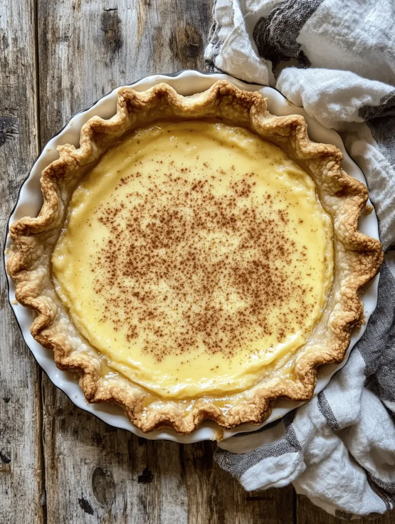 The existence of egg custard pie can be traced back to the early days of American cooking, where simple and hearty meals were the foundation of family gatherings. While the exact origins of egg custard pie are somewhat murky, it is believed that the dish has roots in both European and early American culinary traditions. The basic concept of custard—combining eggs, milk, and sugar—was popular in many European cuisines long before it found its way into American kitchens.