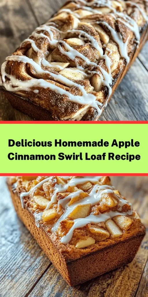 Get ready to indulge in homemade goodness with this delightful Apple Cinnamon Swirl Loaf! Packed with juicy diced apples and a sweet cinnamon swirl, this loaf is a perfect fall treat or anytime snack. With a moist crumb from sour cream and a buttery glaze drizzle, each slice is pure bliss. It’s easy to make and perfect for sharing with friends and family. Make this delicious loaf for your next cozy gathering or weekend brunch! 🍏🍞