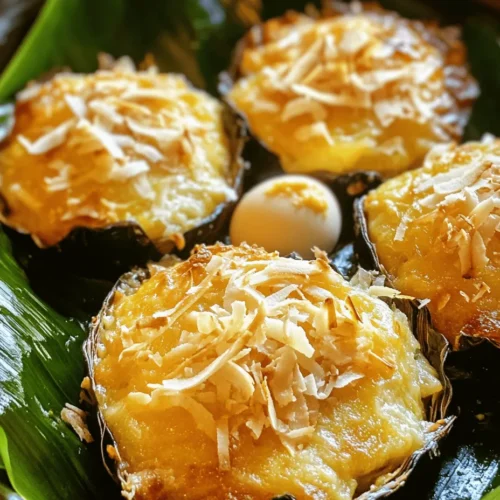 Bibingka, a traditional Filipino delicacy, is a beloved treat that embodies the rich culinary heritage of the Philippines. Originating from the country's diverse and vibrant culture, bibingka is typically served during Christmas celebrations, particularly during the "Misa de Gallo," or the early morning masses leading up to Christmas Day. This delightful rice cake is cooked using a unique method that results in a soft, fluffy texture, often infused with the aromatic flavors of coconut and sometimes topped with various ingredients like cheese or salted eggs.
