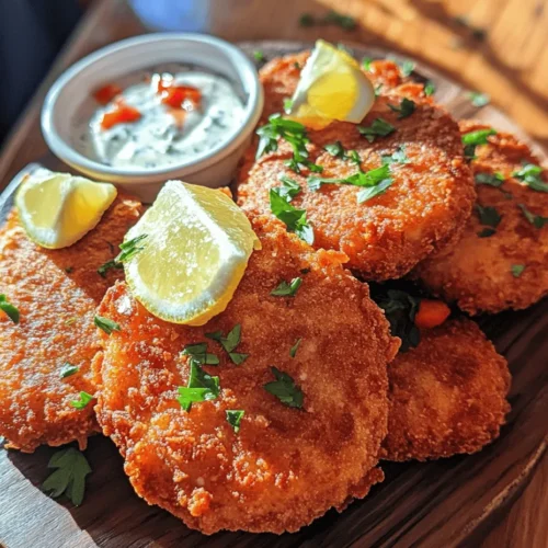 Southern Fried Salmon Patties are a cherished staple of Southern comfort food, evoking nostalgia and warmth in every bite. This dish, often served alongside a side of coleslaw or cornbread, brings the essence of Southern cooking right to your dining table. Traditionally made with canned or fresh salmon, these patties are seasoned and pan-fried to golden perfection, making them a delightful addition to any meal.