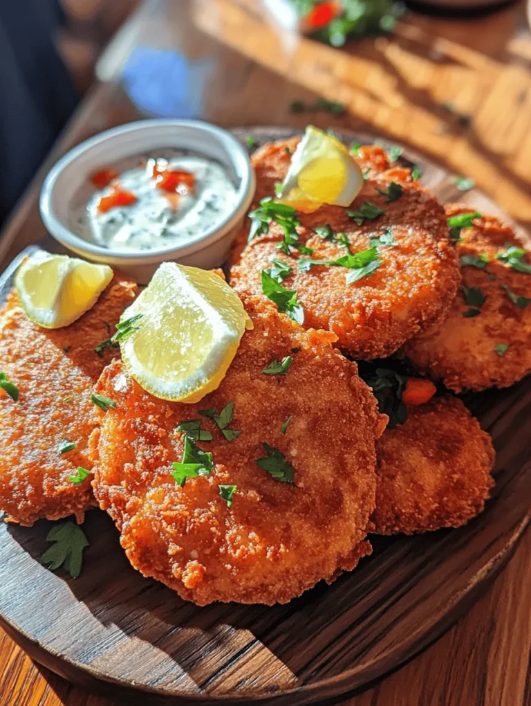 Southern Fried Salmon Patties are a cherished staple of Southern comfort food, evoking nostalgia and warmth in every bite. This dish, often served alongside a side of coleslaw or cornbread, brings the essence of Southern cooking right to your dining table. Traditionally made with canned or fresh salmon, these patties are seasoned and pan-fried to golden perfection, making them a delightful addition to any meal.
