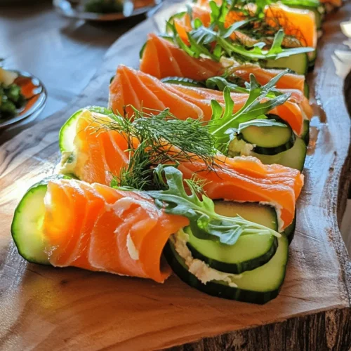 In the realm of healthy snacks and appetizers, few dishes can rival the delightful combination of smoked salmon roll-ups with cucumber and hummus. This dish not only tantalizes the taste buds but also serves as a visual feast, making it an ideal choice for gatherings, parties, or a nutritious snack at home. The allure of these roll-ups lies in their harmonious balance of flavors and textures: the rich smokiness of salmon, the refreshing crunch of cucumber, and the creamy, earthy undertones of hummus create a mouthwatering experience that is hard to resist.
