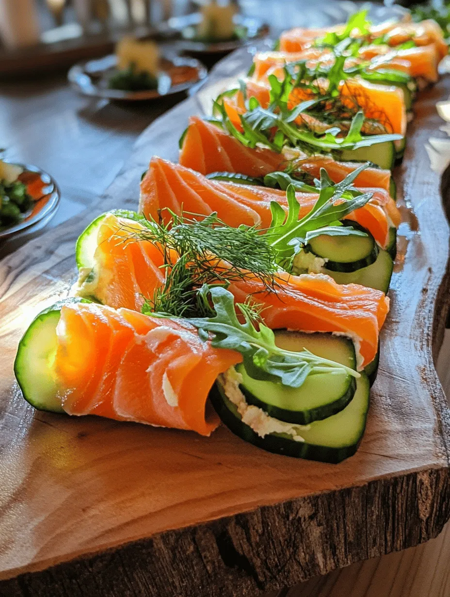 In the realm of healthy snacks and appetizers, few dishes can rival the delightful combination of smoked salmon roll-ups with cucumber and hummus. This dish not only tantalizes the taste buds but also serves as a visual feast, making it an ideal choice for gatherings, parties, or a nutritious snack at home. The allure of these roll-ups lies in their harmonious balance of flavors and textures: the rich smokiness of salmon, the refreshing crunch of cucumber, and the creamy, earthy undertones of hummus create a mouthwatering experience that is hard to resist.