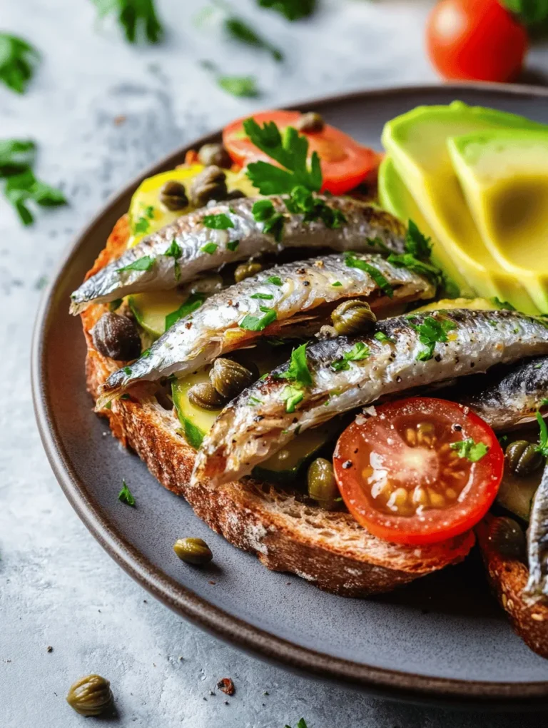 In today’s fast-paced world, where health and convenience often clash, finding meals that are both nutritious and easy to prepare can feel like a daunting task. Enter Sardines on Whole Grain Toast, a dish that masterfully combines rich flavors with an impressive nutritional profile. This delightful recipe is not only a speedy solution for lunch or dinner but also a celebration of wholesome ingredients that nourish your body while tantalizing your taste buds.