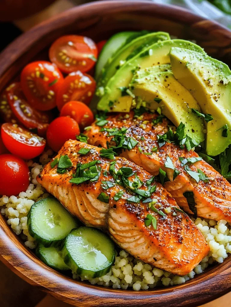 In today's fast-paced world, finding a meal that is both nutritious and delicious can be a challenge, particularly for those who are always on the go. Enter the Savory Salmon and Citrus Couscous Bowl—a delightful dish that brings together the rich, savory flavors of salmon with the refreshing zest of citrus-infused couscous. This recipe not only satisfies your taste buds but also nourishes your body, making it an ideal choice for busy weeknights or leisurely weekend gatherings.