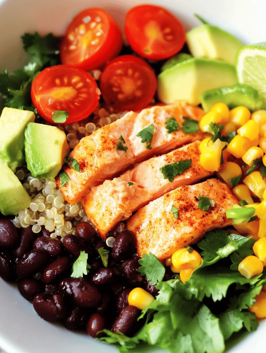 Welcome to a culinary adventure that celebrates flavor, nutrition, and creativity: the Salmon Burrito Bowl Delight. This dish is not only a feast for the taste buds but also a powerhouse of nutrients, making it an ideal choice for both lunch and dinner. Whether you're a busy professional seeking a quick meal or a home cook looking to impress, this bowl combines the richness of salmon, the wholesome goodness of quinoa or brown rice, and a vibrant medley of fresh vegetables.