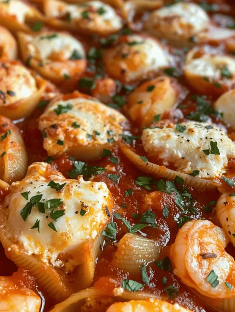 Welcome to the world of culinary delights, where the ocean’s bounty meets the comforting embrace of pasta in our featured recipe: Shells of the Sea. This dish embodies the essence of coastal cuisine, celebrating the vibrant flavors and textures of seafood in a delightful pasta format. With the perfect combination of succulent shrimp, tender scallops, and creamy ricotta nestled within large pasta shells, this dish promises not just a meal, but an experience that transports you straight to the seaside.