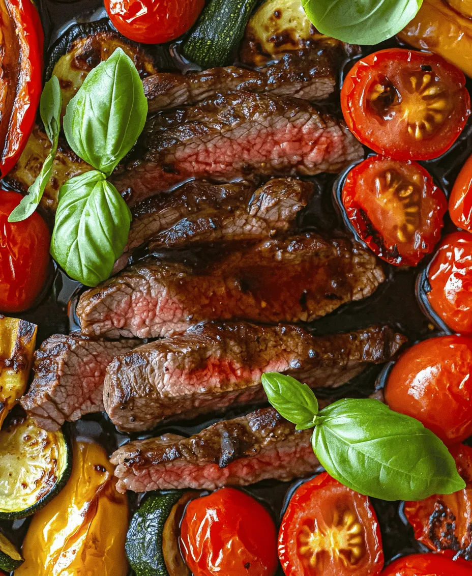 If you're looking for a dish that combines mouth-watering flavors with the convenience of quick preparation and minimalist cleanup, look no further than One Pan Balsamic Steak and Veggies. This dish is perfect for busy weeknights when you want to serve a hearty meal without spending hours in the kitchen. The appeal lies in its simplicity, as everything cooks together in just one pan, allowing the flavors to meld beautifully while keeping the cleanup to a minimum.