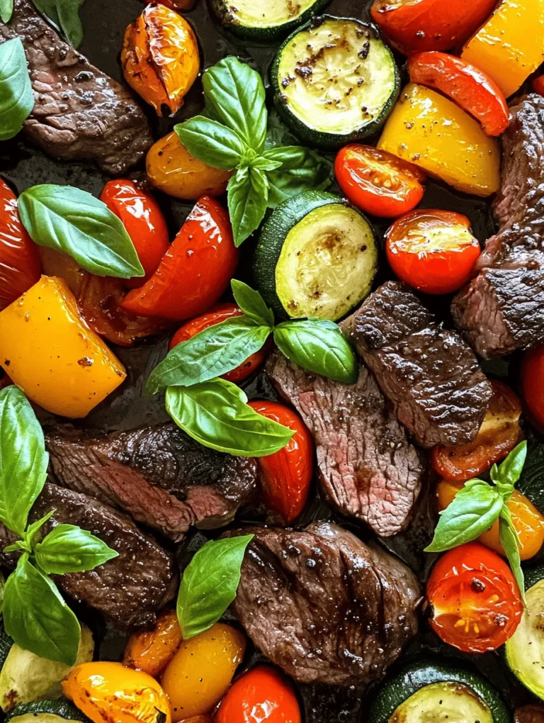 If you're looking for a dish that combines mouth-watering flavors with the convenience of quick preparation and minimalist cleanup, look no further than One Pan Balsamic Steak and Veggies. This dish is perfect for busy weeknights when you want to serve a hearty meal without spending hours in the kitchen. The appeal lies in its simplicity, as everything cooks together in just one pan, allowing the flavors to meld beautifully while keeping the cleanup to a minimum.