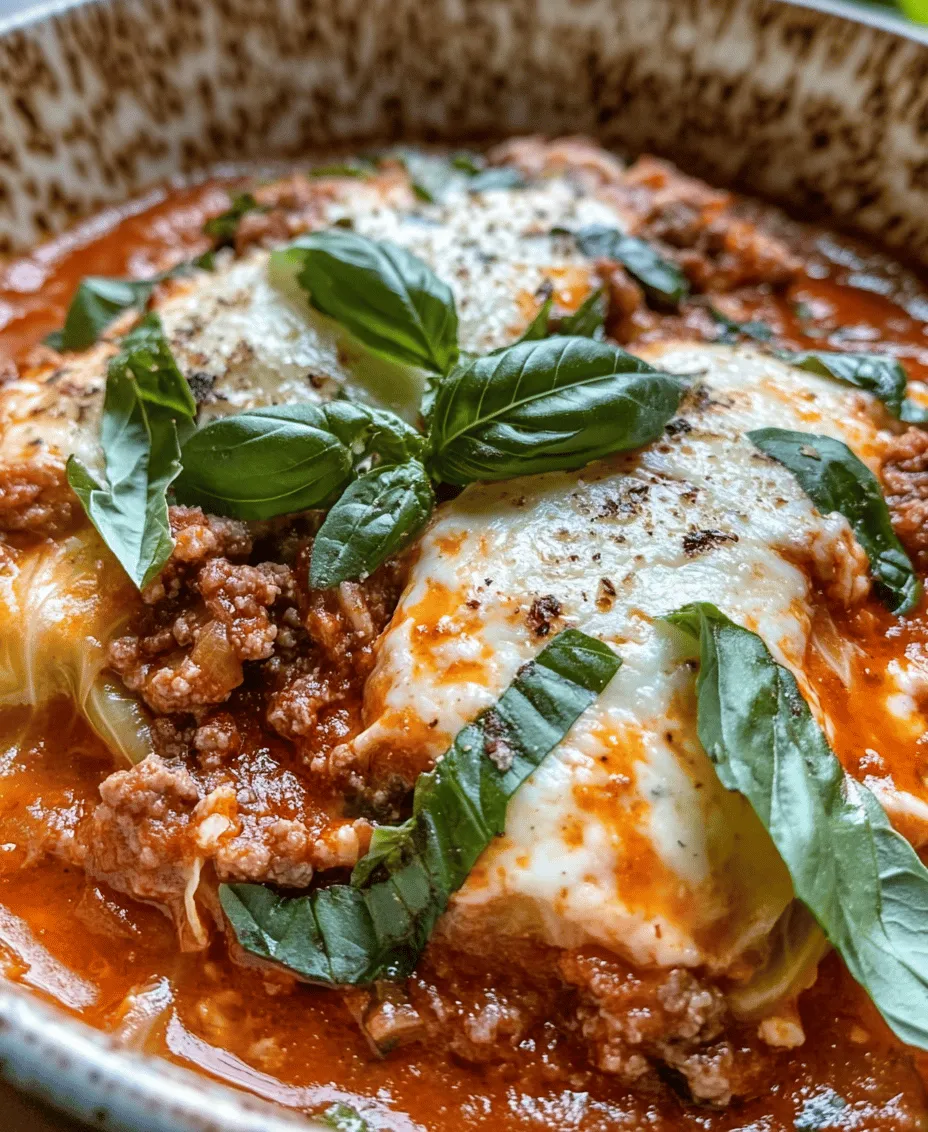 Italian stuffed cabbage rolls, or 