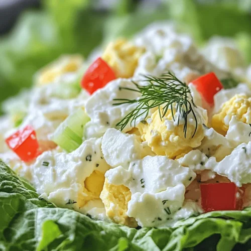 In a world where quick and nutritious meal options are highly sought after, the Simple Cottage Cheese Egg Salad emerges as a fantastic solution. This versatile dish is not only easy to prepare but also packed with flavor and nutrition, making it perfect for various occasions. Whether you're looking for a satisfying lunch, a picnic treat, or a quick snack, this egg salad fits the bill.