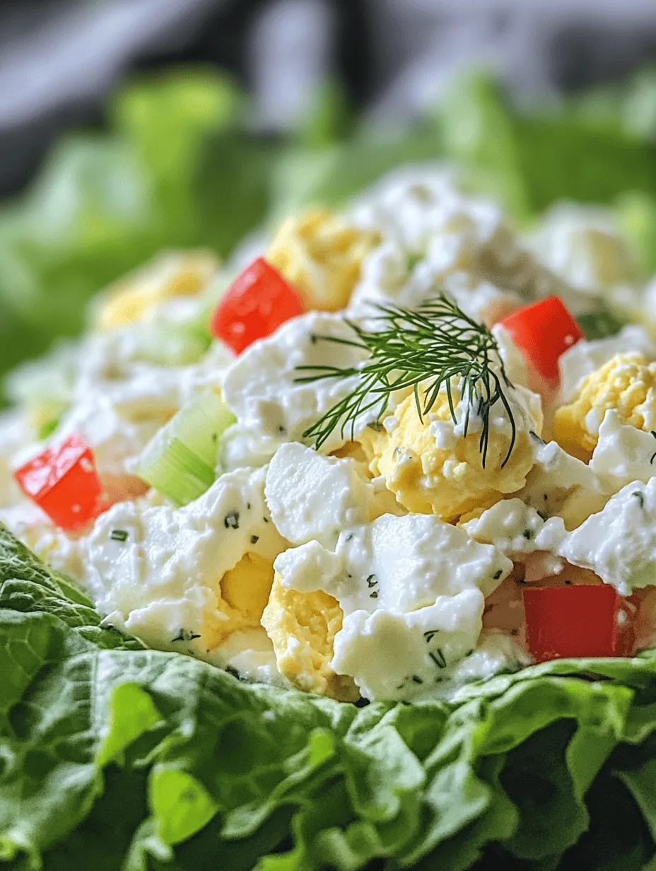 In a world where quick and nutritious meal options are highly sought after, the Simple Cottage Cheese Egg Salad emerges as a fantastic solution. This versatile dish is not only easy to prepare but also packed with flavor and nutrition, making it perfect for various occasions. Whether you're looking for a satisfying lunch, a picnic treat, or a quick snack, this egg salad fits the bill.