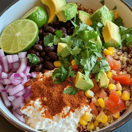 To truly appreciate the Easy Cottage Cheese Taco Bowl, it’s essential to look closely at its ingredients. Each component plays a vital role, contributing both flavor and nutritional benefits that enhance the overall dish.