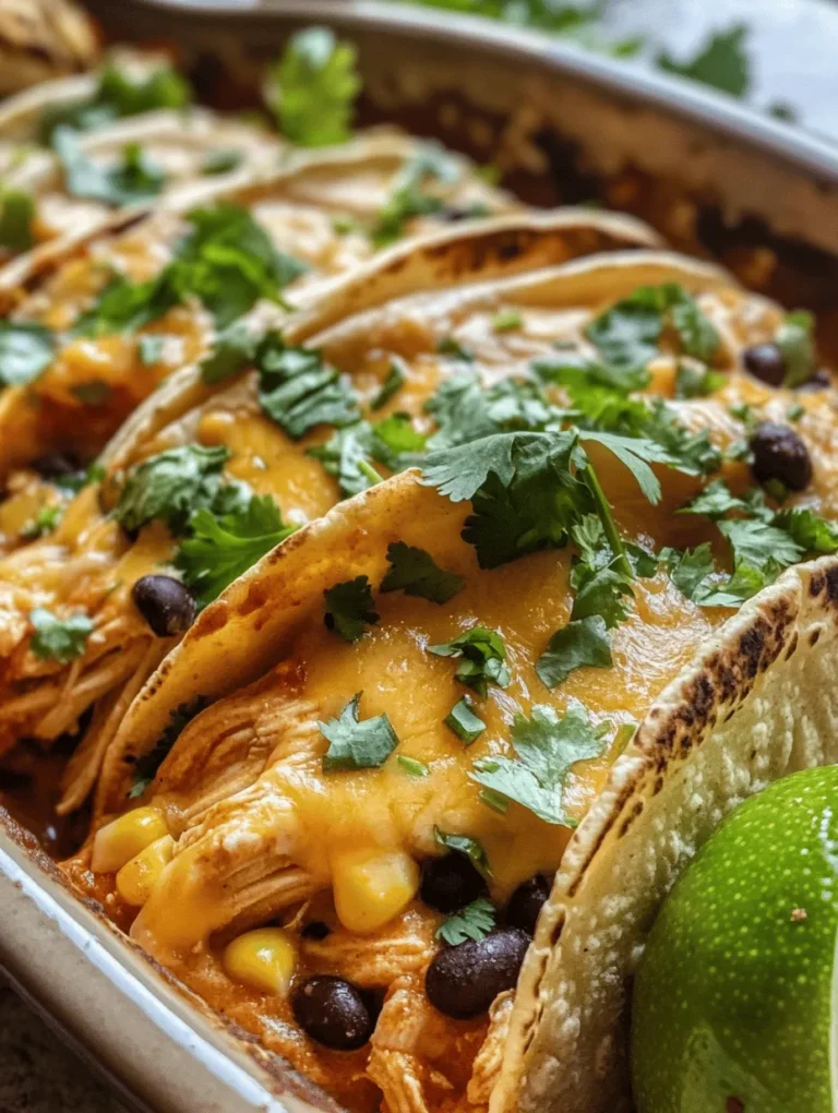 The magic of Cheesy Slow Cooker Queso Chicken Tacos lies in the combination of simple yet flavorful ingredients. Each component plays a crucial role in crafting a dish that is balanced, nutritious, and utterly satisfying. Let’s delve into the key ingredients that make these tacos stand out.