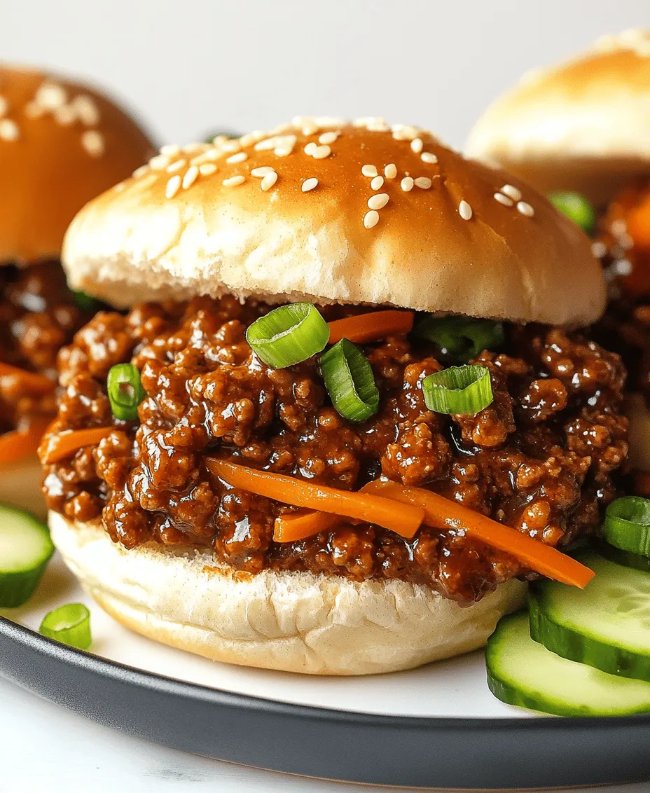 In the ever-evolving world of culinary arts, where traditional recipes meet contemporary tastes, Korean Beef Sloppy Joes emerge as a standout dish that tantalizes the palate. This innovative recipe takes the beloved classic American sloppy joe and infuses it with the rich, bold flavors of Korean cuisine. Imagine a savory and slightly spicy filling made from ground beef, harmoniously blended with sweet brown sugar and the umami depth of soy sauce. It’s not just a meal; it’s an experience that captures the essence of both cultures.