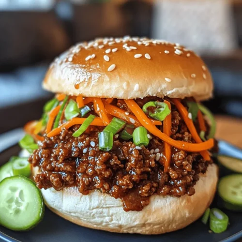 In the ever-evolving world of culinary arts, where traditional recipes meet contemporary tastes, Korean Beef Sloppy Joes emerge as a standout dish that tantalizes the palate. This innovative recipe takes the beloved classic American sloppy joe and infuses it with the rich, bold flavors of Korean cuisine. Imagine a savory and slightly spicy filling made from ground beef, harmoniously blended with sweet brown sugar and the umami depth of soy sauce. It’s not just a meal; it’s an experience that captures the essence of both cultures.