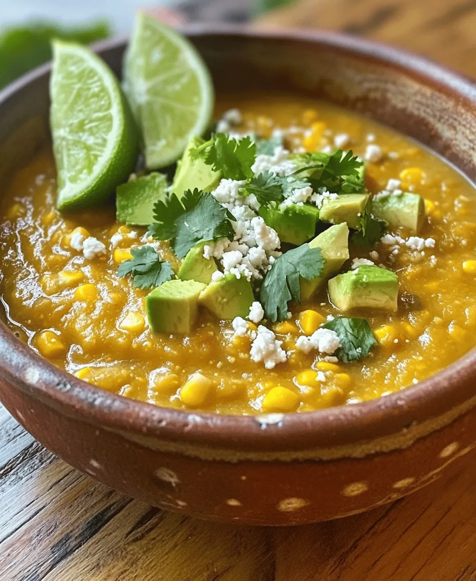 When you think of Mexican street food, one of the first dishes that comes to mind is elote, or Mexican street corn. This beloved snack, typically grilled and slathered with mayo, cheese, lime, and chili powder, has garnered a devoted following beyond the bustling streets of Mexican cities. The vibrant flavors and irresistible textures of street corn have inspired many culinary adaptations, one of the most comforting being Mexican Street Corn Soup. This recipe transforms the traditional flavors of elote into a creamy, hearty soup that is perfect for enjoying on chilly nights or serving at gatherings.