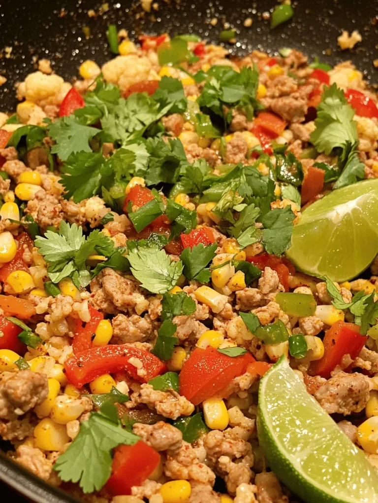In the world of healthy eating, finding satisfying meals that don't compromise on flavor can be a challenge. Enter Spicy Turkey Cauliflower Rice—a dish that not only tantalizes your taste buds but also aligns perfectly with health-conscious eating. This recipe brings together the lean protein of ground turkey and the nutritious benefits of cauliflower rice, making it a wholesome choice for anyone looking to enjoy a delicious meal without the guilt.
