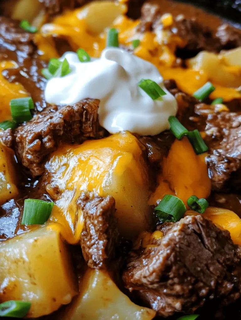 When the weather turns chilly or you’re simply in the mood for a comforting meal, nothing hits the spot quite like a hearty dish of Crockpot Loaded Steak and Potato Bake. This delightful recipe is perfect for family gatherings, weeknight dinners, or anytime you crave something warm and filling. It combines tender beef, flavorful potatoes, and creamy cheese into a single dish that will make your taste buds dance with joy.