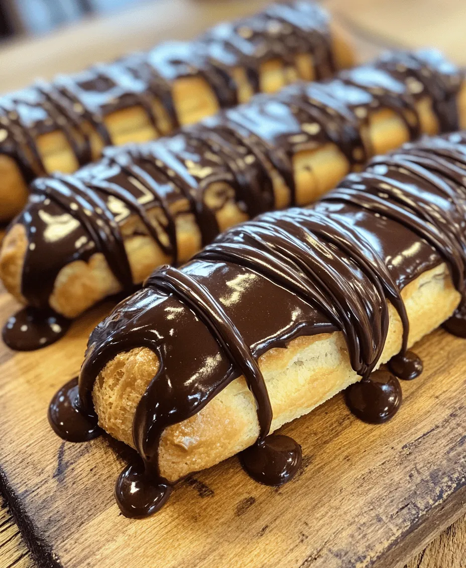 Éclairs, those elegant, elongated pastries filled with luscious cream and topped with a glossy chocolate glaze, hold a special place in the world of French desserts. Their light, airy texture and decadent flavor have captivated dessert lovers for centuries. While they may seem daunting to prepare at home, with the right guidance and a little practice, anyone can master the art of making these delightful treats.