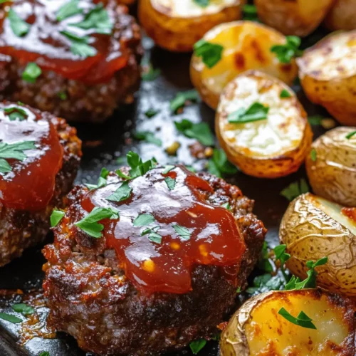 In the fast-paced world we live in, finding time to prepare a wholesome meal can be quite the challenge. Enter the concept of sheet pan meals—an innovative solution that combines convenience and deliciousness, perfect for busy weeknights. Among these culinary marvels, our Savory Sheet Pan Mini Meatloaf & Roasted Potatoes recipe stands out, offering a delightful blend of flavors and textures that the whole family will love. This dish is not just about filling your stomach; it's about providing a comforting, balanced meal that can be prepared with minimal effort and cleaned up in the same fashion.