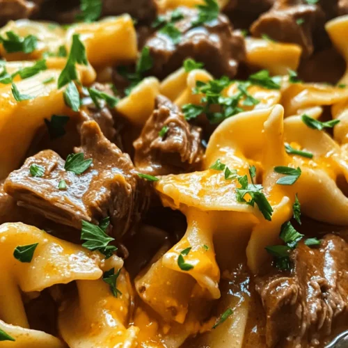 When it comes to comfort food, few dishes can rival the warm, inviting allure of cheesy beef and noodles. This classic combination brings together the hearty richness of beef with the creamy goodness of cheese, creating a meal that feels like a warm hug on a plate. Perfect for family dinners or cozy nights in, this dish is not just about taste; it embodies the very essence of home-cooked comfort food.