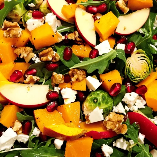 Utilizing seasonal ingredients is essential for creating dishes that are both delicious and nutrient-dense. Seasonal produce is at its peak in terms of flavor and freshness, often harvested at the height of ripeness. This not only ensures that your meals taste better but also supports local farmers and reduces your carbon footprint by minimizing transportation. The ingredients in the Fall Harvest Salad, such as butternut squash and Brussels sprouts, are not only readily available in autumn, but they also provide the comfort we seek during the cooler months. Embracing seasonal eating allows us to enjoy the natural cycles of nature while maximizing the nutritional benefits of our meals.