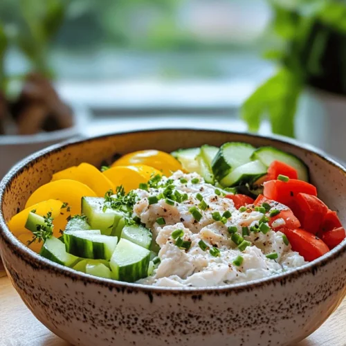 The Crab Cottage Cheese Bowl is a delightful culinary creation that effortlessly combines the creamy texture of cottage cheese with the delicate sweetness of crab meat. This dish has gained popularity for its appealing presentation and satisfying flavor profile, making it a perfect choice for both casual meals and sophisticated gatherings. Whether you are hosting a summer brunch or preparing a quick weeknight dinner, this bowl offers a refreshing and nutritious option that won't disappoint.