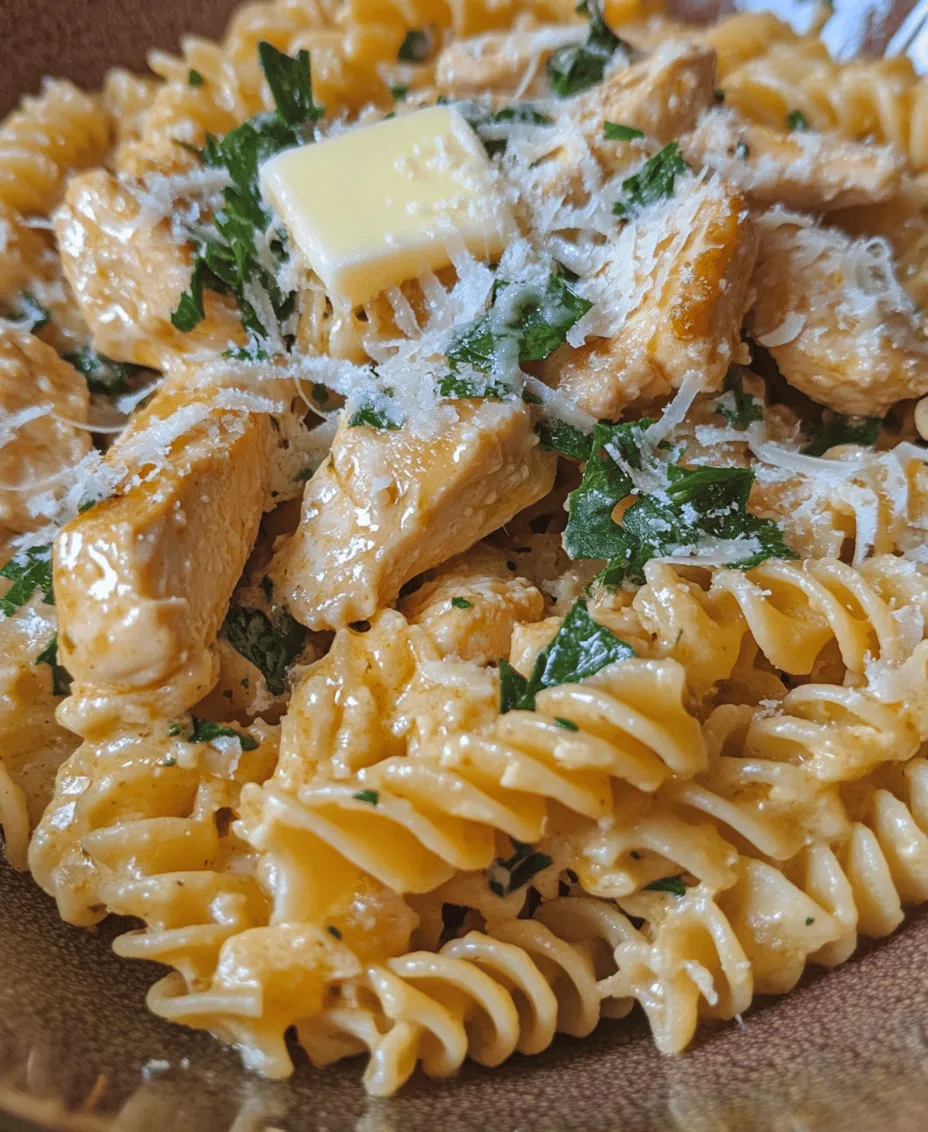 If you’re in search of a dish that encapsulates comfort and indulgence, look no further than Creamy Garlic Butter Chicken & Rotini in Parmesan Sauce. This exquisite meal harmonizes tender chicken breasts with the delightful twists of rotini pasta, all enveloped in a luscious garlic butter and Parmesan sauce that promises to satisfy even the heartiest appetites. The rich flavors and creamy texture make this dish a favorite among families and friends, perfect for gatherings or a cozy weeknight dinner.