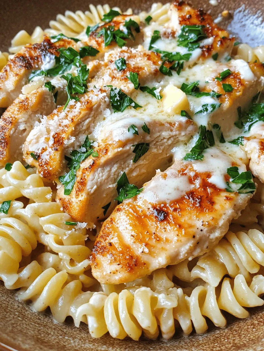 If you’re in search of a dish that encapsulates comfort and indulgence, look no further than Creamy Garlic Butter Chicken & Rotini in Parmesan Sauce. This exquisite meal harmonizes tender chicken breasts with the delightful twists of rotini pasta, all enveloped in a luscious garlic butter and Parmesan sauce that promises to satisfy even the heartiest appetites. The rich flavors and creamy texture make this dish a favorite among families and friends, perfect for gatherings or a cozy weeknight dinner.