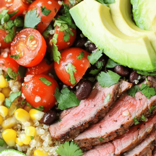 Welcome to the culinary adventure of creating the Ultimate Steak Bowl Fiesta! This dish is not just a meal; it’s a vibrant celebration of flavors that brings together the heartiness of a protein-packed steak, the nutrition of fresh vegetables, and the satisfying comfort of grains. Whether you’re looking for a quick dinner solution on a busy weeknight or an impressive meal prep option that keeps well throughout the week, this steak bowl fits the bill perfectly.