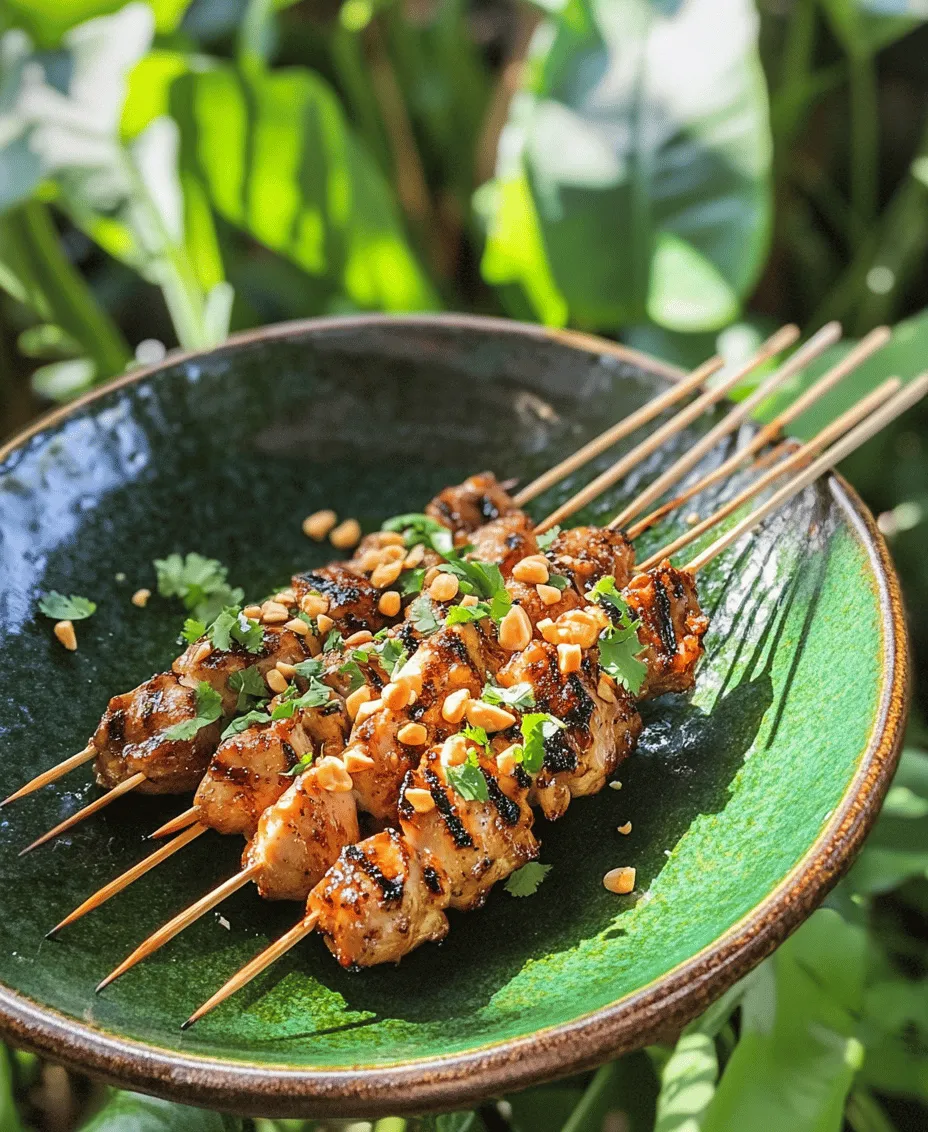 If you're searching for a delicious and easy-to-make dish that brings the vibrant flavors of Thai cuisine to your table, look no further than Easy Grilled Thai Chicken Skewers with Peanut Sauce. This scrumptious recipe is not just a perfect way to savor the rich, aromatic flavors of Thailand, but it also serves as a fantastic option for outdoor gatherings, barbecues, or a cozy family dinner. The tantalizing combination of marinated chicken, grilled to perfection, paired with creamy peanut sauce, creates a meal that is both satisfying and unforgettable.