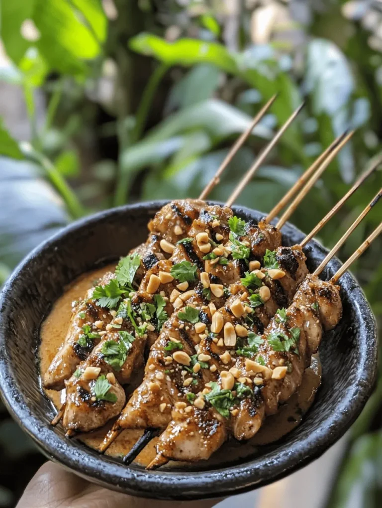 If you're searching for a delicious and easy-to-make dish that brings the vibrant flavors of Thai cuisine to your table, look no further than Easy Grilled Thai Chicken Skewers with Peanut Sauce. This scrumptious recipe is not just a perfect way to savor the rich, aromatic flavors of Thailand, but it also serves as a fantastic option for outdoor gatherings, barbecues, or a cozy family dinner. The tantalizing combination of marinated chicken, grilled to perfection, paired with creamy peanut sauce, creates a meal that is both satisfying and unforgettable.