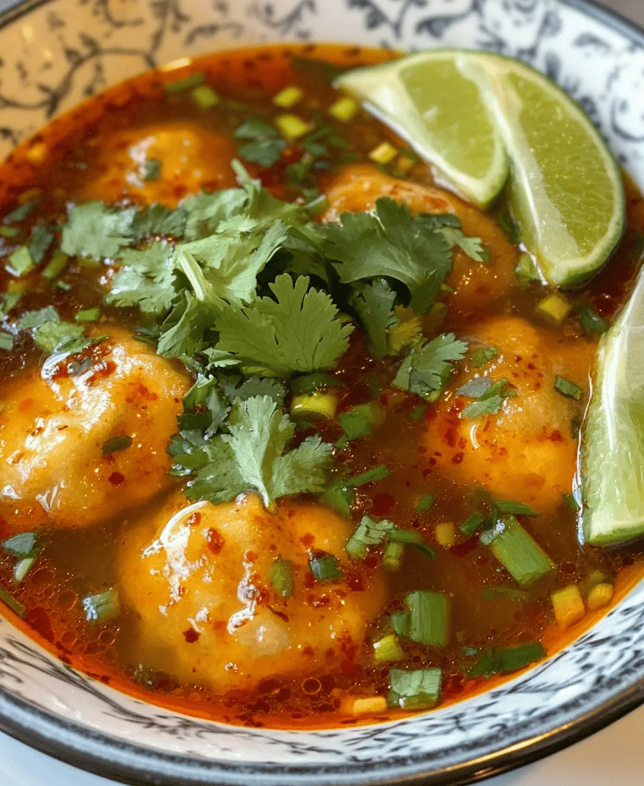 Dumpling soup is a cherished dish that transcends cultural boundaries, enjoyed in various forms across the globe. From the comforting bowls of wonton soup in Chinese cuisine to the hearty dumpling stews in Eastern European kitchens, the versatility and heartiness of dumpling soup make it a beloved staple. This recipe for Authentic Spicy Dumpling Soup offers a delightful combination of authenticity, spiciness, and richness, promising to warm your soul with every spoonful.