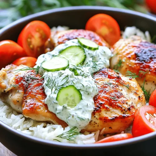 In today’s fast-paced world, one-pan recipes have become a staple for those seeking convenience without compromising on flavor. These dishes not only simplify cooking and cleanup but also provide a wholesome meal packed with nutrients. One standout among these is the Dump-and-Bake Chicken Tzatziki with Rice, a delightful and easy-to-make recipe that combines the savory goodness of chicken with the refreshing flavors of tzatziki sauce. This dish is perfect for busy households looking to whip up something delicious in minimal time.