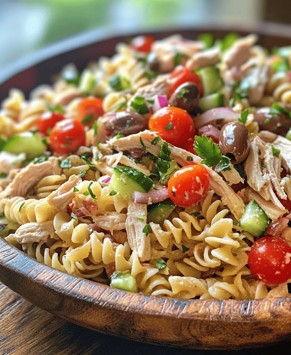 Discover the refreshing and vibrant flavors of the Mediterranean with this delicious Chicken Pasta Salad. Perfect for summer gatherings or a light weeknight dinner, this dish combines juicy chicken, colorful vegetables, and a zesty dressing that will tantalize your taste buds. The Mediterranean Chicken Pasta Salad is not only a feast for the palate but also a celebration of healthy eating. In this article, we'll explore the origins of Mediterranean cuisine, the health benefits of the ingredients used, and provide you with a detailed recipe to create this delightful salad at home.