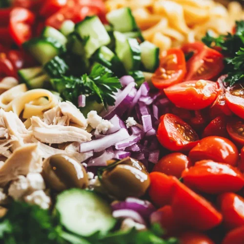 Discover the refreshing and vibrant flavors of the Mediterranean with this delicious Chicken Pasta Salad. Perfect for summer gatherings or a light weeknight dinner, this dish combines juicy chicken, colorful vegetables, and a zesty dressing that will tantalize your taste buds. The Mediterranean Chicken Pasta Salad is not only a feast for the palate but also a celebration of healthy eating. In this article, we'll explore the origins of Mediterranean cuisine, the health benefits of the ingredients used, and provide you with a detailed recipe to create this delightful salad at home.